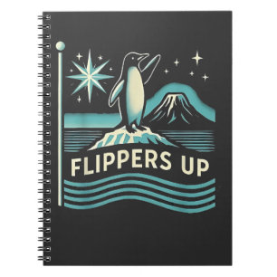 Funny Penguin Resist Protest Against Tarrifs Notebook