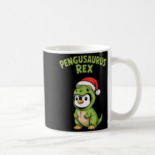 Funny Penguin T-rex Costume Christmas Kids Boys Coffee Mug