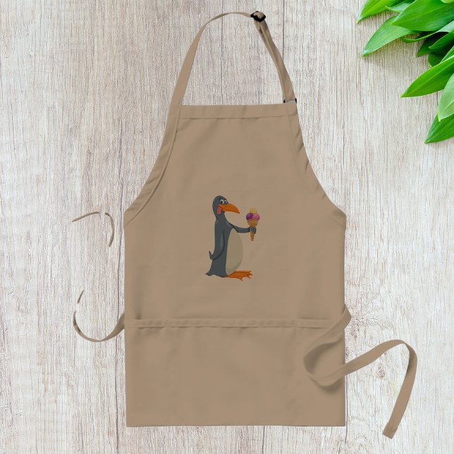 Funny Penguin With Ice Cream Apron (Creator Uploaded)
