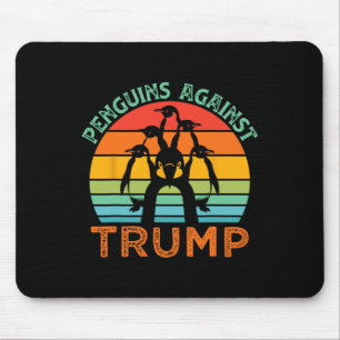 Funny Penguins Against Trump Funny Trump Tariffs C Mouse Mat