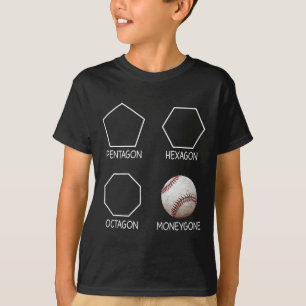 Funny Pentagon Hexagon Octagon Money Gone Sell T-Shirt