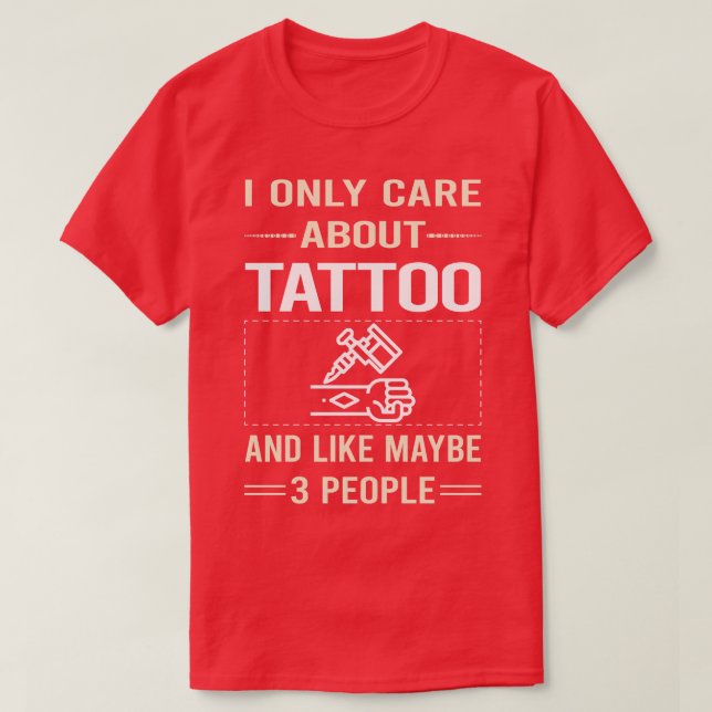 Funny    People Tattoo  T-Shirt (Design Front)