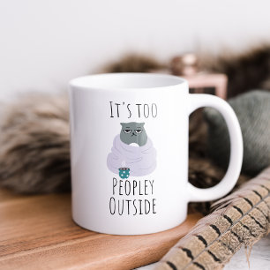 Funny Peopley Outside Coffee Mug