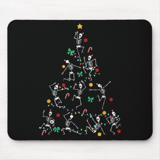 Funny Per Dance Ugly Christmas Sweater Dancing Xma Mouse Mat (Front)