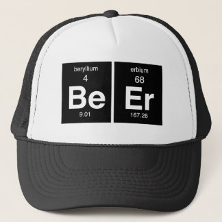 Funny Periodic table "Beer" Trucker Hat