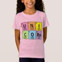 Funny Periodic Table of Elements Unicorn Rainbow