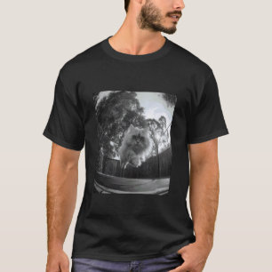 Funny Persian Cat Jumping on Trampoline Animal Lov T-Shirt