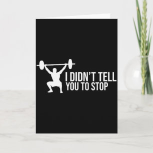 Funny Personal Trainer Saying Gift Gym Coach Train Card
