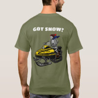 Funny Personalise Snowmobile Skeleton Rider