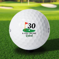Funny Personalised 30th Birthday Gift for Golfer