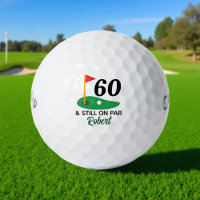 Funny Personalised 60th Birthday Gift for Golfer