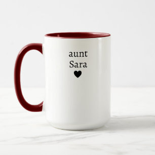 Funny Personalised Aunt  Mug