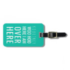 Funny Personalised Bag Attention | Humour Green