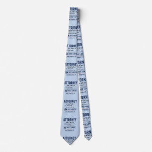 Funny Personalised Best Attorney  Tie
