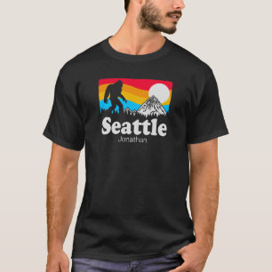 Funny Personalised Big Foot Seattle T-Shirt