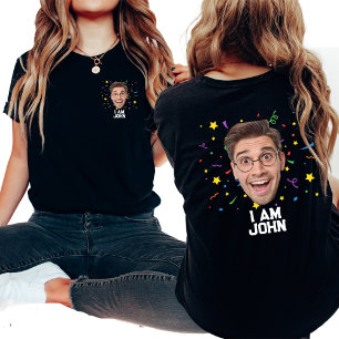 Funny Personalised Birthday Party Custom Photo T-Shirt