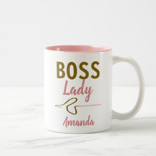 Funny Personalised Boss Lady Whip Mug