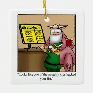 Funny Personalised Christmas Ornament Gift