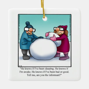 Funny Personalised Christmas Ornament Gift
