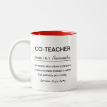 Funny Personalised Co-Teacher Definition