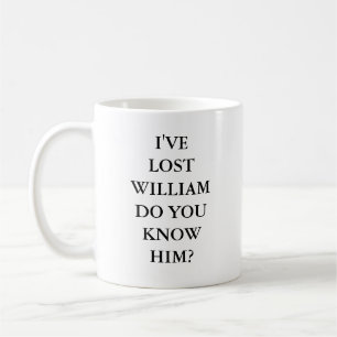 Funny Personalised Comic Book Lost Coffee Mug