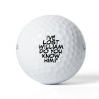 Funny Personalised Comic Book Lost Golf Balls