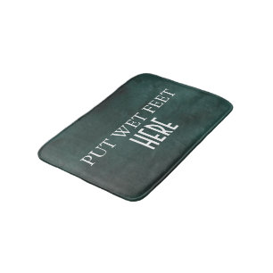 Funny Personalised Custom Your Own Photo & Text Ba Bath Mat