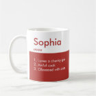 Funny Personalised Definition Mug | Custom Name 