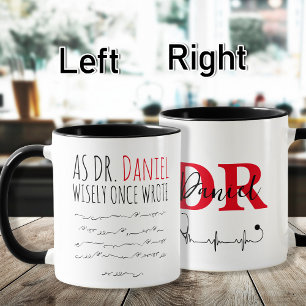 Funny Personalised Doctor funny doctor saying Mug