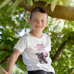 Funny Personalised Dog Birthday Brother Tri-Blend Shirt<br><div class="desc">Woof! Brother tells it like it is in this funny shirt, 'Someone is turning 3, she tried to be good, but she won't Grow Up'. Customisable name text template included. This sweet boxer puppy has a brown brindle and white fur coat and a black nose, also dressed with a colourful...</div>