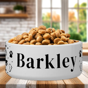 Funny Personalised Dog Dish Pet Bowl