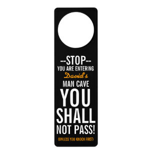 Funny Personalised Door Hanger