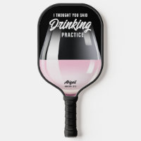 Funny Personalised Drinking Practice Rose Wine