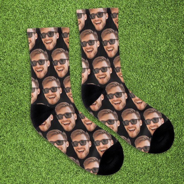 Funny Personalised Face Photo Socks For Men (Funny Personalized Face Photo Socks
)