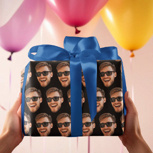 Funny Personalised Face Photo Wrapping Paper
