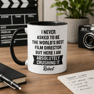 Funny Personalised Film Director Mug