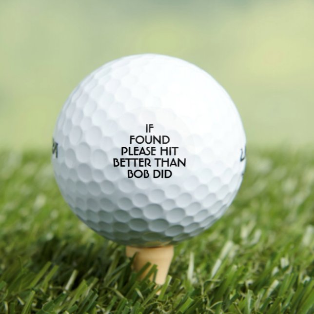Funny Personalised Golf Balls (Creator Uploaded)