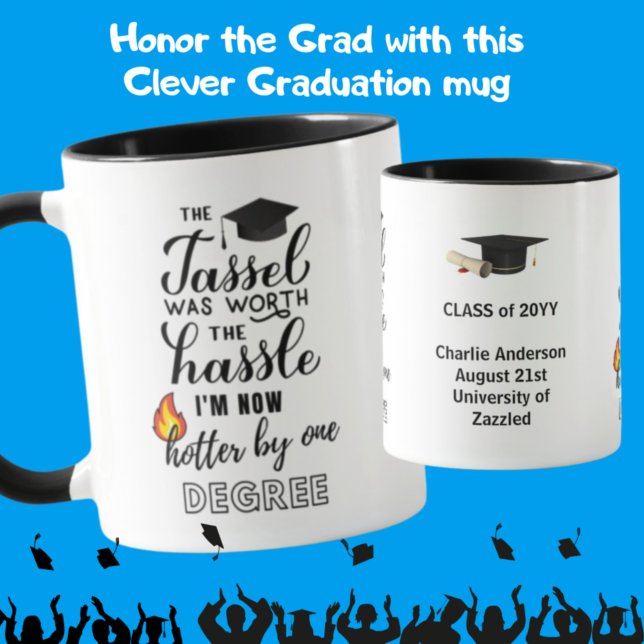 FUNNY Personalised Graduation Graduate Quote Gift Mug (Creator Uploaded)