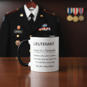 Funny Personalised Lieutenant Definition Mug