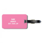 Funny Personalised Luggage Tag