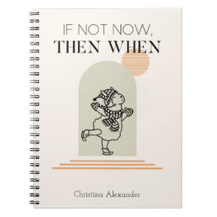 Funny Personalised Motivational Notebook