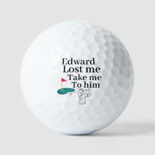 Funny Personalised Name Golf Ball