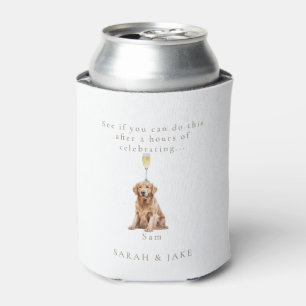 Funny Personalised Pet Wedding Favour II Can Cooler