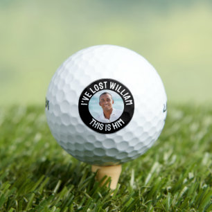 Funny Personalised Photo Lost Golf Balls