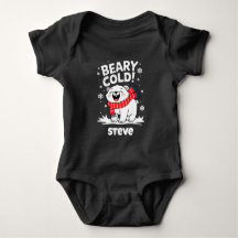 Funny Personalised Polar Beary Cold Christmas