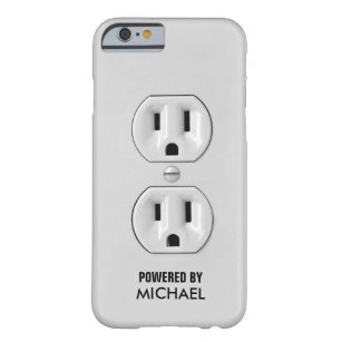 Funny Personalised Power Outlet Barely There iPhone 6 Case