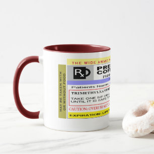Funny Personalised Rx Prescription Coffee Mug