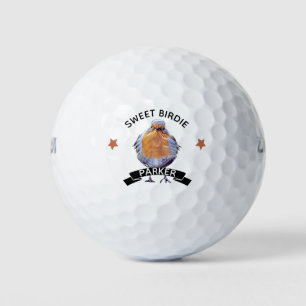 Funny Personalised Sweet Birdie Golf Balls