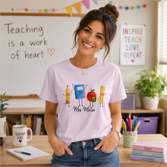 Funny Personalised Teacher T-Shirt (Creator Uploaded)