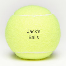 Funny Personalised Tennis Balls